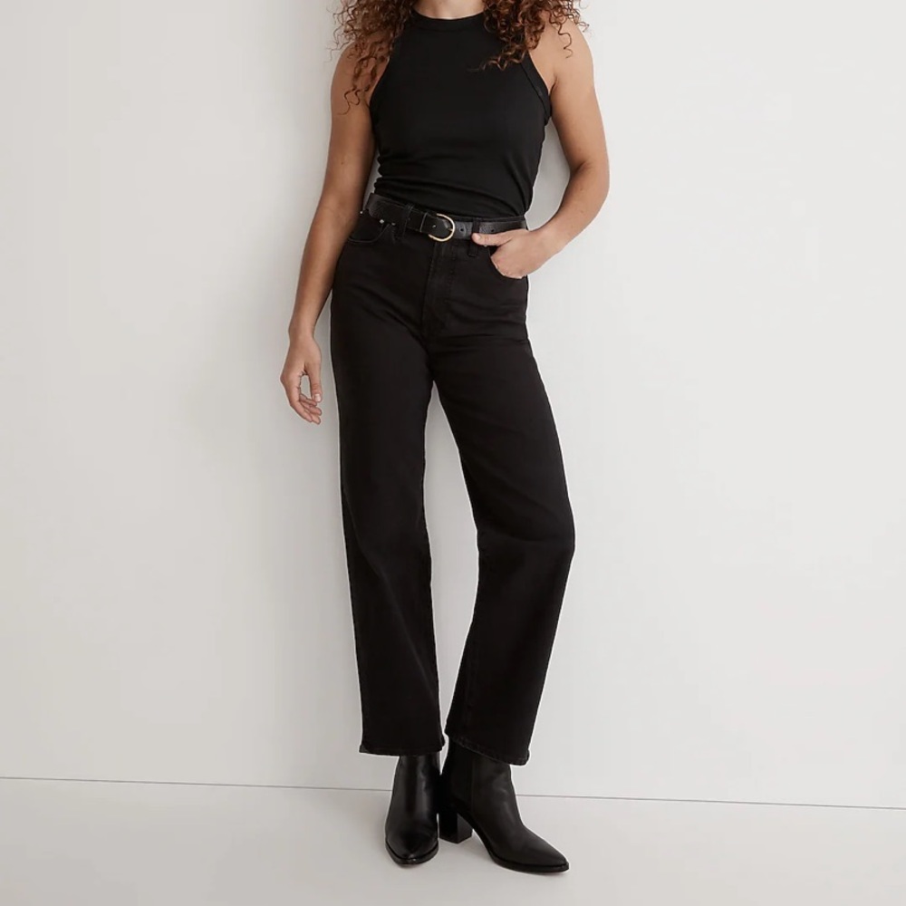The Perfect Vintage Wide-Leg Jean in Belmere Wash
